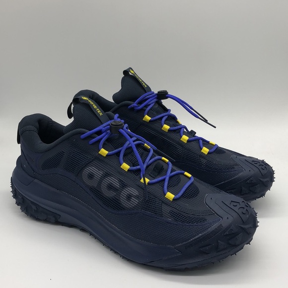New Men’s Nike ACG Mountain Fly 2 GORE-TEX Low Midnight Navy - HF6245-400 NWOB - Picture 2 of 5